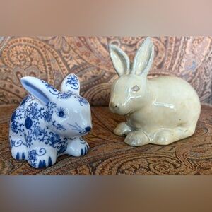 Ceramic Bunnies ~ Set/2